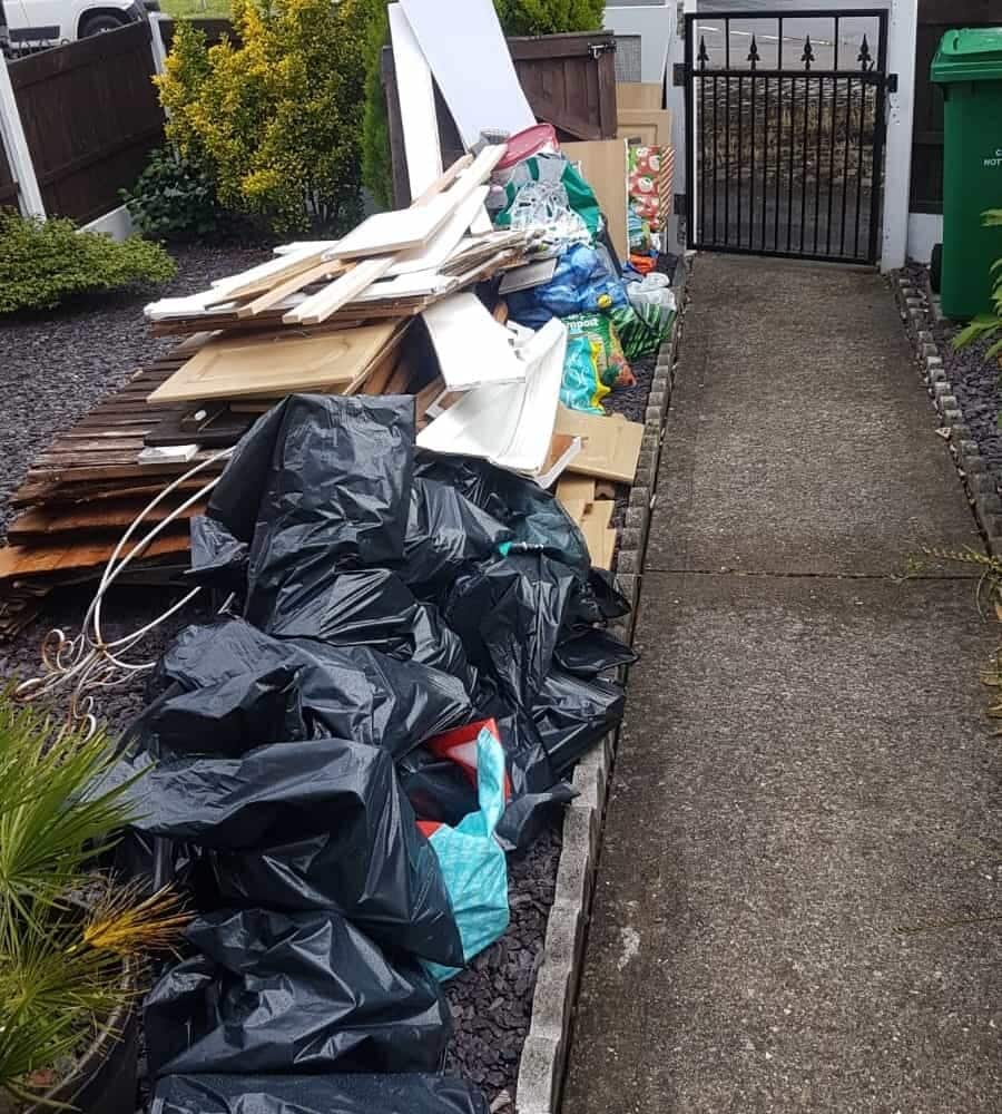 Rubbish Removal Before Garden