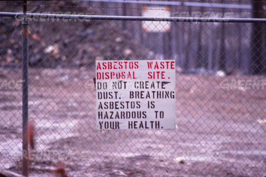 asbestos disposal site